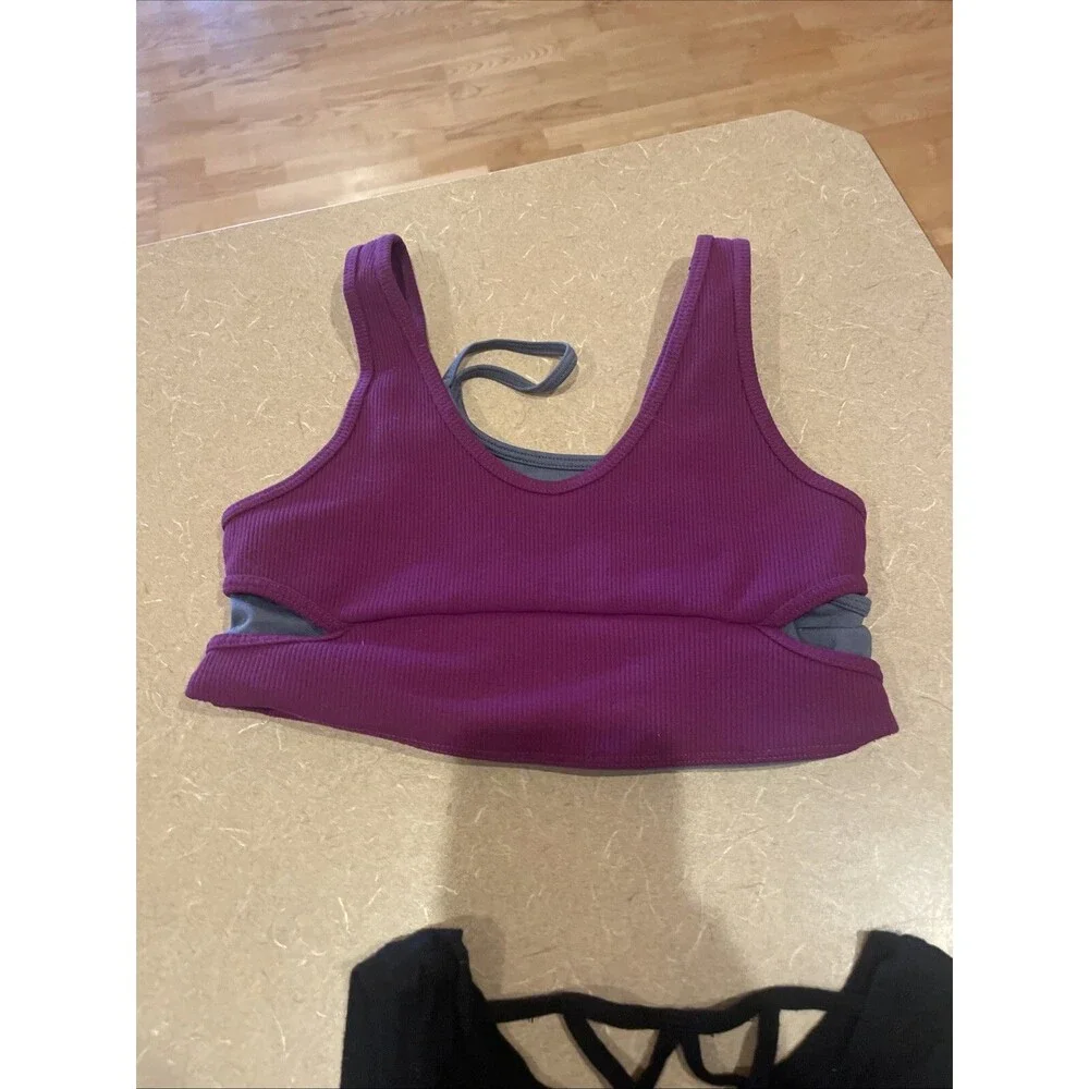 Justice Under Armour Zella Girl's Athletic Shorts Tank Top Shirt & Crop XS 7 / 8